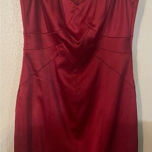 Dressbarn Collection Sleeveless Red Cocktail Dress
